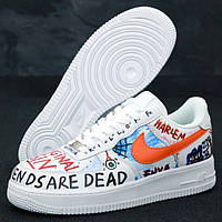 Женские кроссовки Nike Air Force 1 Low Pauly x Vlone Pop, кожа, Китай