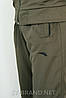 Чоловічі спортивні штани на манжеті із трикотажу лакости - хакі, фото 2