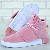 Женские кроссовки Adidas Tubular Invader Strap, розовый, Китай 39