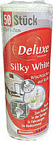 Універсальні багаторазові серветки Deluxe Silky White 50 штук в рулоні