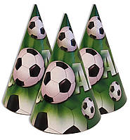 Ковпачки, ковпаки святкові маленькі "футбол", 20 шт./пач.