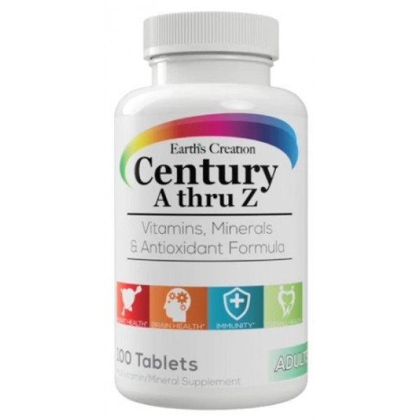 Вітамінно-мінеральний комплекс Earth‘s Creation Multivitamin Century (A thru Z) 100 tabs