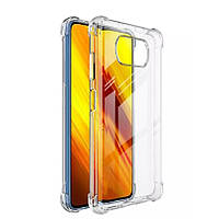 Силіконовий чохол Shockproof для Xiaomi Poco X3 / X3 Pro (відкрита камера)