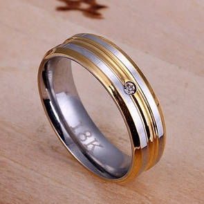 Кільце з нержавіючої медичної сталі «Je taime» (р 16.5 17.3 18.2 19.0 20.0)