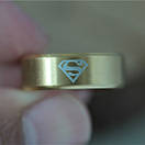 Кільце з нержавіючої медичної сталі «Superman ІІ» (р 19.0 21.0), фото 3