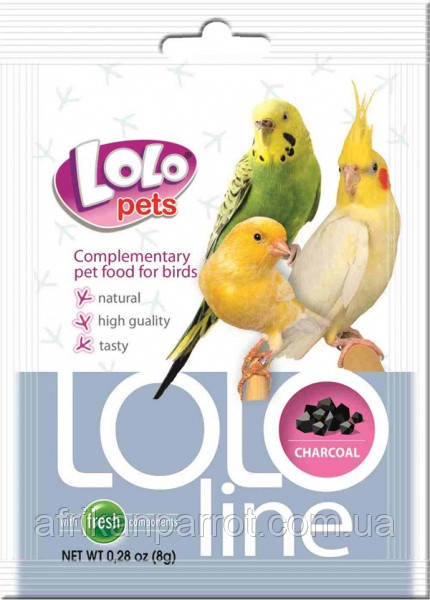Lolo Pets Lololine деревне вугілля для птахів (20 г), фото 1