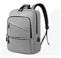 (40*28*14)Рюкзак сумка-usb для ноутбука Деловая повседневная студенческая школьная сумка Водонепроницаемая