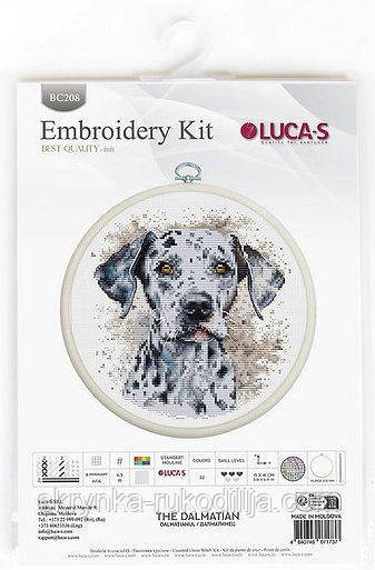 Набір для вишивки хрестиком BС208 Далматинець Luca-S (Aida 16 Zweigart)