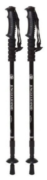 Палиці для скандинавської ходьби MS 2019-1, телескопічні, (65-135 см), 2 шт., колір чорний