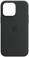 Силиконовый чехол iPhone 14 Pro Silicone Case - Midnight OEM отличный