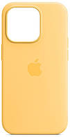 Силиконовый чехол iPhone 14 Pro Max Apple Silicone Case with MagSafe (анимация) - Sunglow