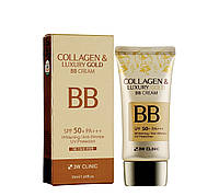 Коллагеновый бб крем 3W Clinic Collagen & Luxury Gold BB Cream SPF50+/PA+++ 50 мл