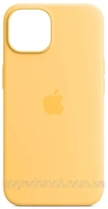 Силіконовий чохол iPhone 14 Plus Apple Silicone Case — Sunglow, фото 1
