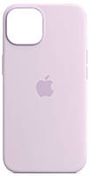 Силиконовый чехол iPhone 14 Apple Silicone Case with MagSafe (анимация) - Lilac