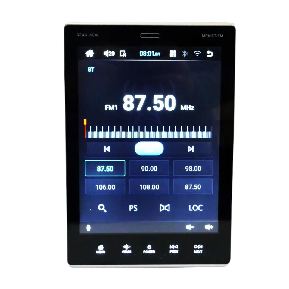 Автомагнітола Tesla Style Pi-908 2din 9.5" GPS 2/16GB Android 10.0 Black (3_02683)