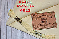 Тканина рівномірного переплетіння Ubelhor EVA 4012 28 ct. Creme / Кремовий