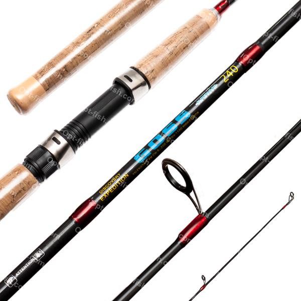 Спінінгове вудлище шт2 GOSS Superhard Carbon 5-20g 2,4м *, фото 1