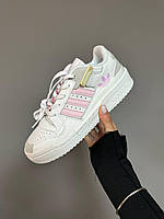 Adidas Forum Low White Light Pink кроссовки и кеды высокое качество Размер 36