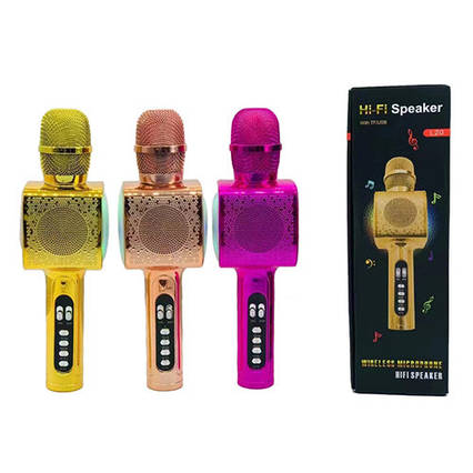 Мікрофон іграшковий з USBвх, USB шнур, Bluetooth, 25см L20