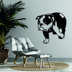 Декоративне настінне Панно «Бульдог» , Декор на стіну