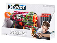 Бластер Zuru X-SHOT Skins Flux Zombie Stomper, 8 патронов 36516A