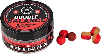 Бойли Brain Double Balance Cranberry & Squid (клюква + кальмар) 10+8х12mm