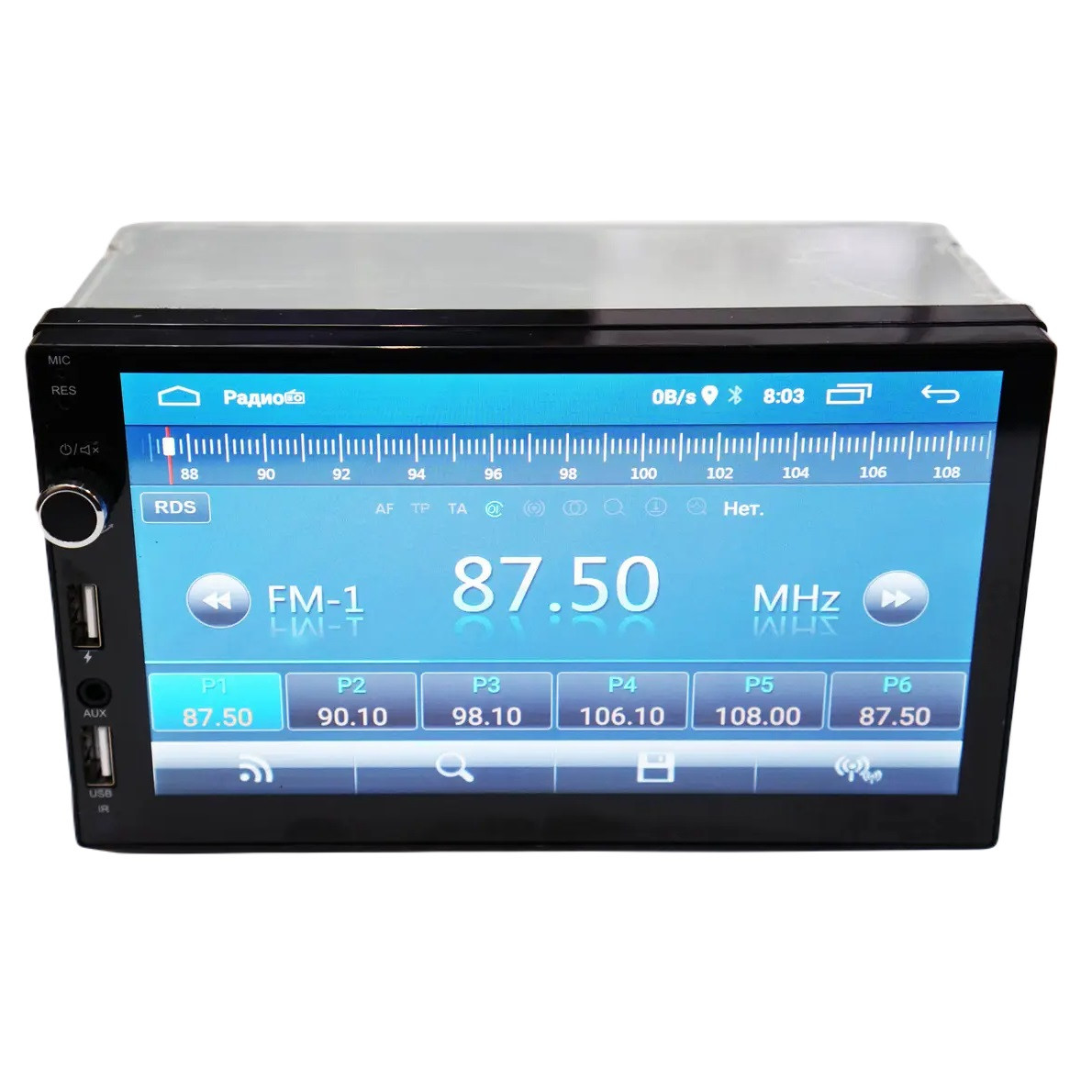 Автомагнітола 7021 2din 7" GPS 1/16GB 4х45W Black (3_02682)