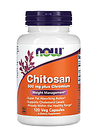 Now Chitosan Plus Chromium 500 mg 120 veg caps