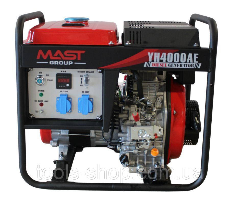 Дизельний генератор MAST GROUP YH4000AE 3 кВт
