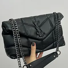 Yves Saint Laurent Puffer Small Chain Bag in Quilted Lambskin