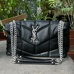 Yves Saint Laurent Puffer Small Chain Bag in Quilted Lambskin