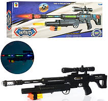 Дитячий Автомат 929-60 68 см, звукові, світлові ефекти, лазер, батарейки, у коробці 49х20х6