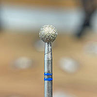 Фреза алмазная шарик 040 (синяя насечка)