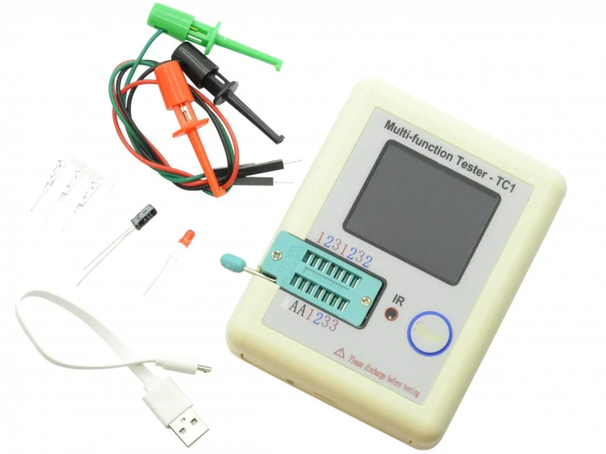 Купить LCR-TC1 тестер электронных компонентов радиодеталей, цена 680 ...