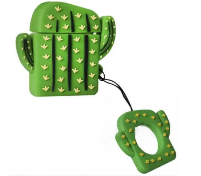 Чохол накладка Cute Case для Apple Airpods 1/2 Cactus