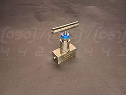 Вентиль голчастий різьбовий нержавіючий DN8 (1/4"), н/ж сталь AISI304, Ру400 (6000 PSI), до 150°C, BSPP