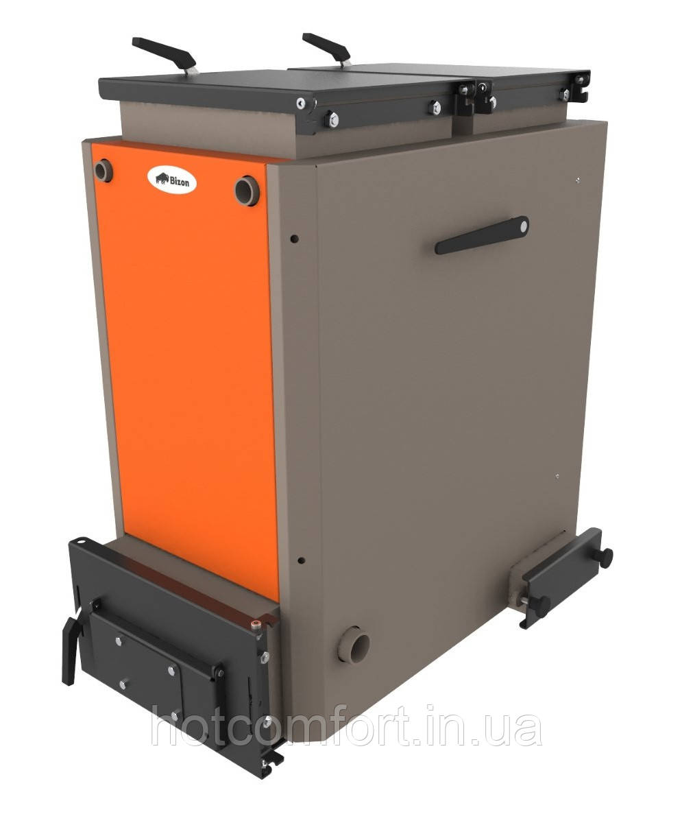 Твердопаливний шахтний котел Холмова Bizon FS-15 TRIO Termo (15 кВт)