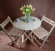 Стіл + стільці складаний набір для кавові. Столик і два стільчики для пікніка та дачі.