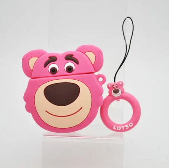 Чохол накладка Cute Case для Apple Airpods 1/2 Lotso Bear