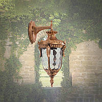 Светильник садово-парковый на 1 лампу Е27 золотой каркас D-DJ115-S-W1 GB