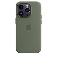 Чехол Apple Silicone Case with MagSafe (АНИМАЦИЯ) iPhone 14 Pro MQUH3 (Olive) Оливковый