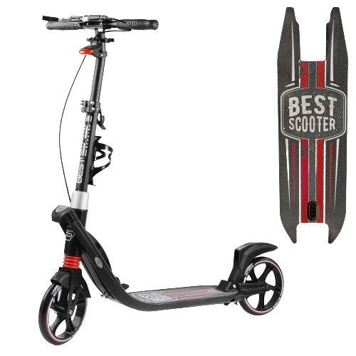Самокат двоколісний Best Scooter L-21044 Чорно-червоний