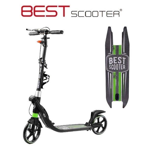 Двоколісний самокат Best Scooter L-22066 Чорно-зелений