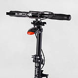 Двоколісний самокат Best Scooter L-22066 Чорно-зелений, фото 4