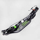 Двоколісний самокат Best Scooter L-22066 Чорно-зелений, фото 8