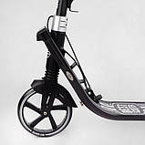 Самокат дитячий двоколісний Best Scooter L-36375 Чорно-сірий, фото 5
