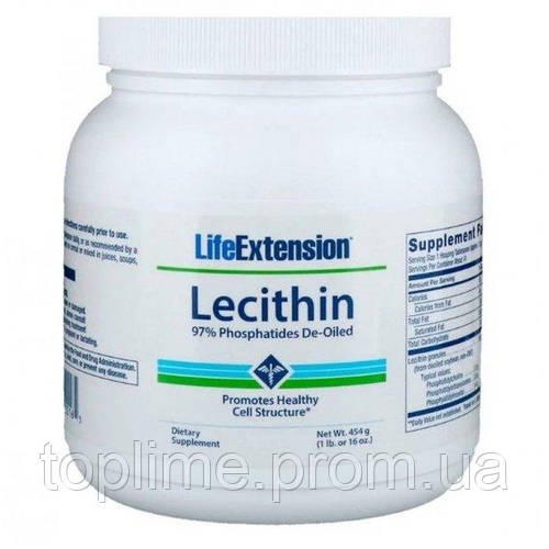 Купить Лецитин Life Extension Lecithin, 16 oz 454 g 41 servings LEX ...