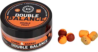 Бойли Brain Double Balance Double Fruit (слива + ананас) 10+8х12mm