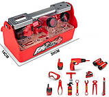 Набір інструментів 326F12 Дриль, 13 предметів, у валізі 30х15х14 см, фото 4