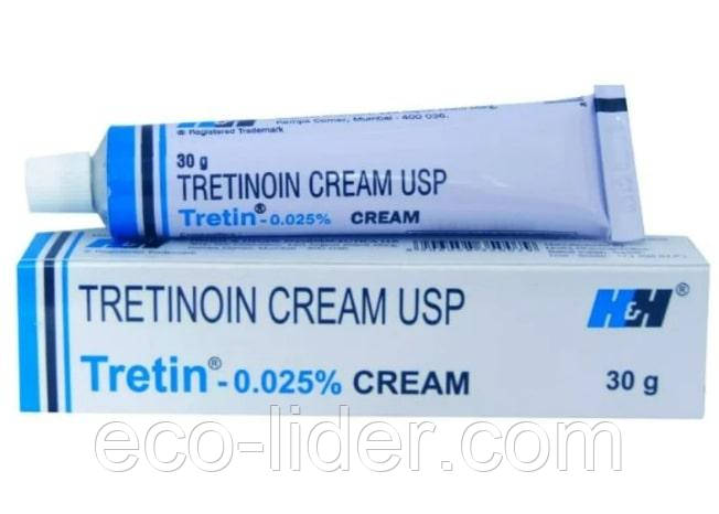 Купить Третиноин крем Ретинол Tretin 0,025% от прыщей и морщин USP H&H ...